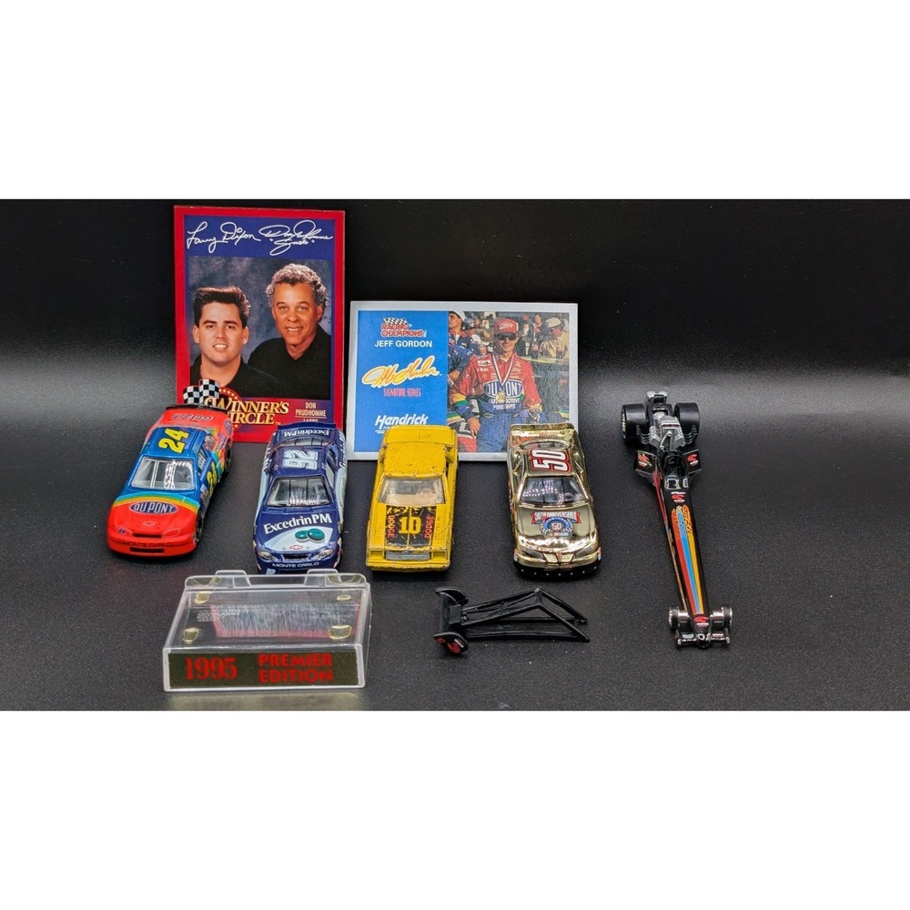 Hot Wheels & Winners Circle Lot of 5 Modern & Vintage Die-cast Cars (NASCAR)